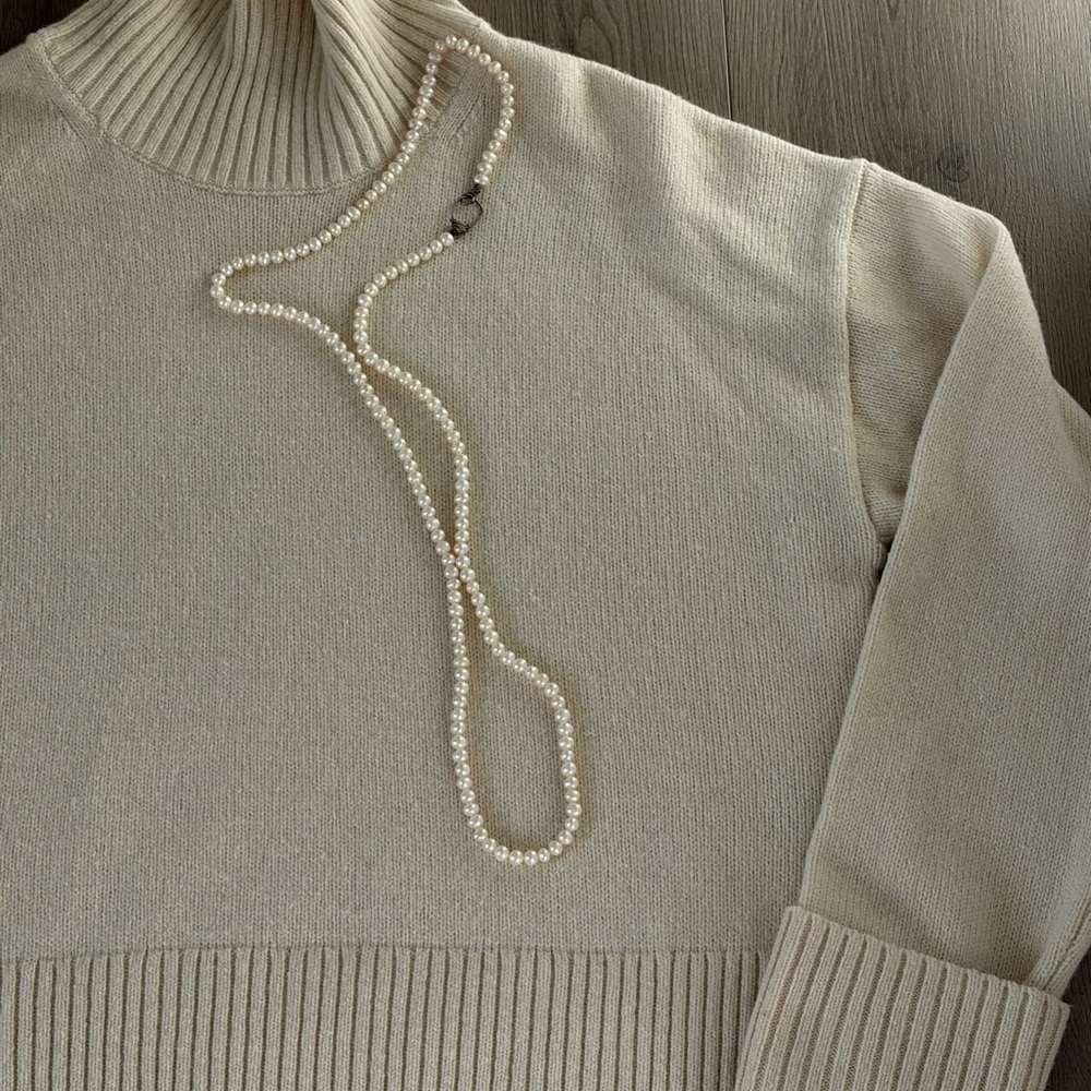 Arket Off-White Cowl Neck Sweater - Picture 4 of 10